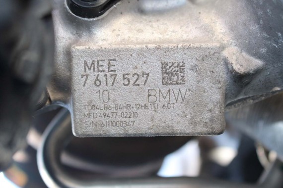 BMW TURBINA 7617527 SILNIK 2.0 benzyna B48A20A 1 2 X1 X2 F40 F45 F46 F48 F39 TURBOSPRĘŻARKA 7617527 11657617527  8626636 7617527