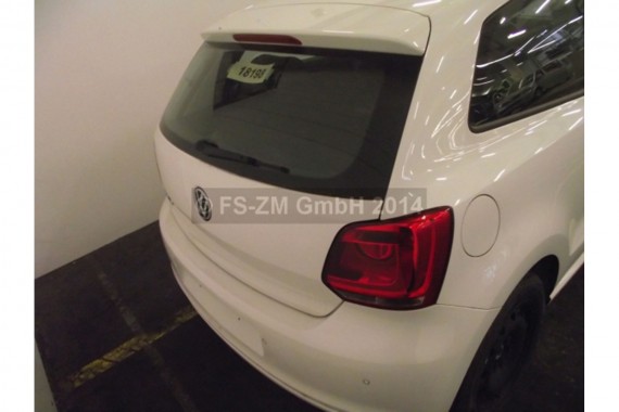 VW POLO TYŁ ZDERZAK tylny 6R LB9A 6R0 6R6807421 6R6 807 421 B4B4 LB9A biały B9A