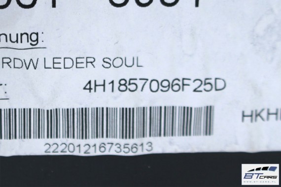 AUDI A8 SCHOWEK KONSOLI PRAWY 4H1857096F 25D czarny 4H1857096B 4H1857096D 4H1857096K 4H1857096F 4H1857096F 4H1857096K 4H1857096D