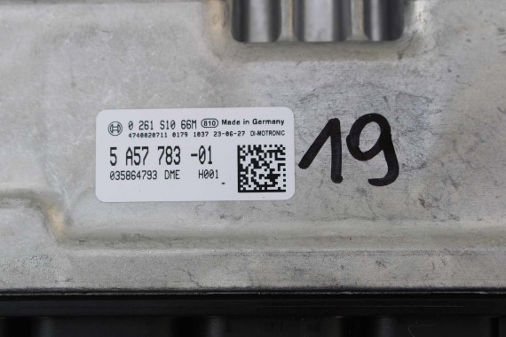 BMW X4 G02 KOMPUTER SILNIKA 5A57783 SILNIK 2.0 B48 B20A silnik benzyna STEROWNIK MODUŁ B48B20A ECU 12145A57783 5B32773 5A57783