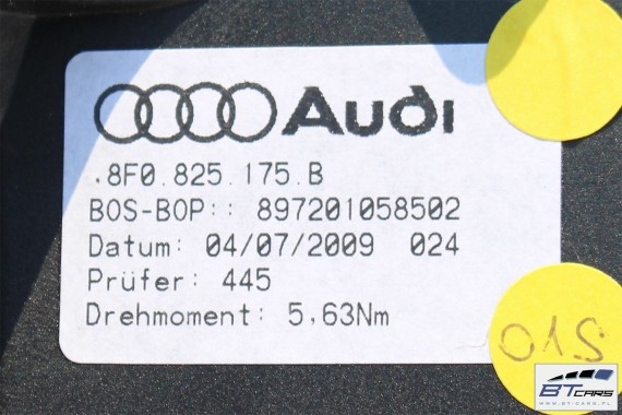 AUDI A5 CABRIO SILNICZEK DACHU 8F0825175B 8F0 825 175 B 8F0825175B wspornik 8F0825175B 8F0825175A 8F0825175B 8F0825175 8F0825175