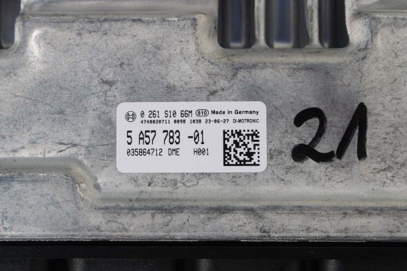 BMW X4 G02 KOMPUTER SILNIKA 5A57783 SILNIK 2.0 B48 B20A silnik benzyna STEROWNIK MODUŁ B48B20A ECU 12145A57783 5B32773 5A57783