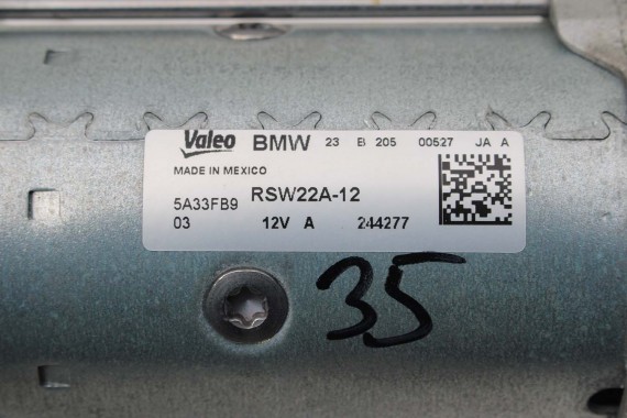 BMW ROZRUSZNIK VALEO 5A33FB9 SILNIK 2.0 B46D B48 benzyna 12415A33FB9 12 41 5A33FB9 5A33FB9 B46B20B 12415A33FB9 5A33FB9 5A33FB9