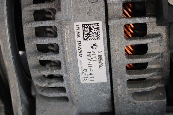 BMW 5 G30 ALTERNATOR 150A 8654280 14V DENSO S8654280 12318634168 8634167 12318634167 8689832 8654280 8634166 8689831 8634168