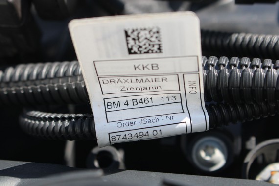 BMW 3 G20 WIĄZKA INSTALACJA SILNIKA 8743494 12518743494 8483814 12538483814  8482362 12518482362 8482378 12518482378 8743494