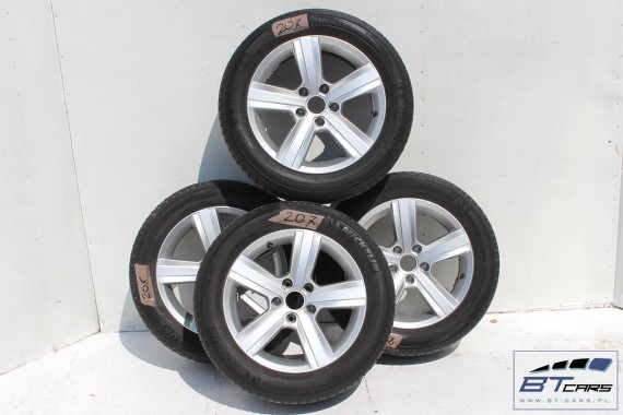 VW GOLF 7 VII SPORTSVAN FELGI 16 OPONY LATO KOŁA felga 5G0601025N 6,5J*16H2 ET46 opona Michelin Energy Saver 205/55/16 91V