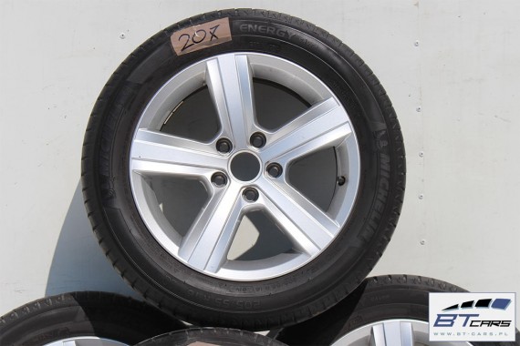 VW GOLF 7 VII SPORTSVAN FELGI 16 OPONY LATO KOŁA felga 5G0601025N 6,5J*16H2 ET46 opona Michelin Energy Saver 205/55/16 91V