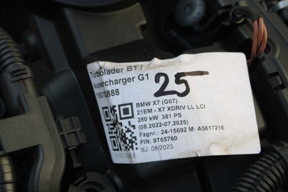 BMW X5 X6 X7 WIĄZKA INSTALACJA SILNIKA 5A59433 3.0 B58B30 B58B30P 5A59402 5A2A793 5A2A794 7330951 7330971 7330560 5A59433