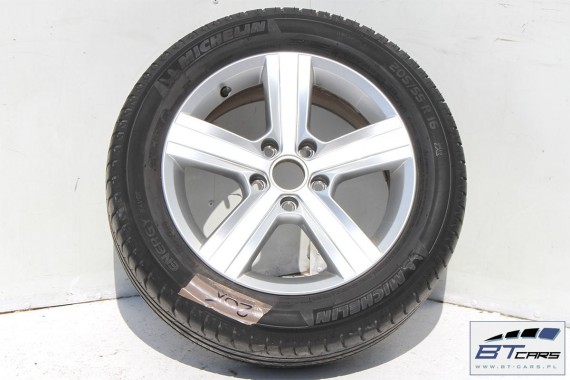 VW GOLF 7 VII SPORTSVAN FELGI 16 OPONY LATO KOŁA felga 5G0601025N 6,5J*16H2 ET46 opona Michelin Energy Saver 205/55/16 91V