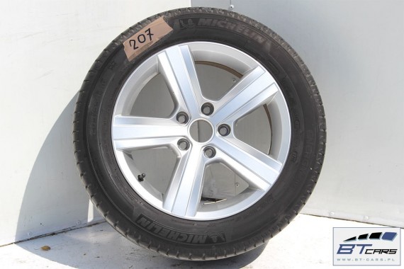 VW GOLF 7 VII SPORTSVAN FELGI 16 OPONY LATO KOŁA felga 5G0601025N 6,5J*16H2 ET46 opona Michelin Energy Saver 205/55/16 91V