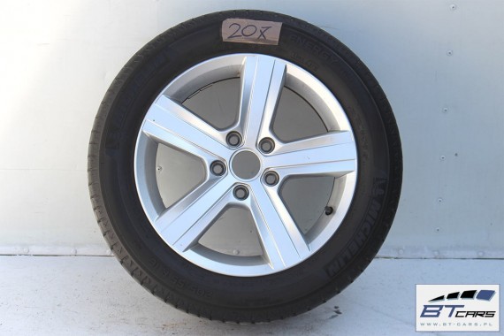 VW GOLF 7 VII SPORTSVAN FELGI 16 OPONY LATO KOŁA felga 5G0601025N 6,5J*16H2 ET46 opona Michelin Energy Saver 205/55/16 91V