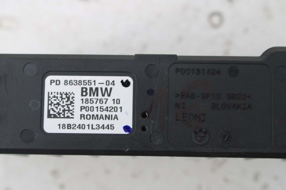 BMW OBUDOWA 8638551 silnik benzynowy moduł zasilania napięcia skrzynka BSI 185767 18576710 863855104 12638638551 sterownik Z4