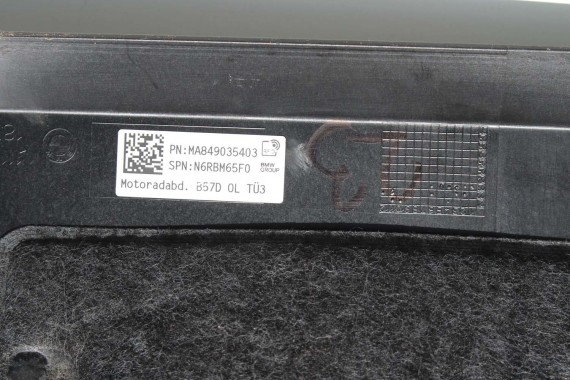 BMW X5 X6 X7 POKRYWA SILNIKA 8490354 dekiel SILNIK 3.0 d B57D30B B57 D30 G05 G07 8490354 8490354 8490354 11148490354 8490354