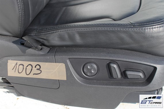 AUDI Q7 FOTELE KOMPLET FOTELI siedzeń siedzenia fotel tapicerka 4L skóra kolor szary beż wersja 6 osobowa