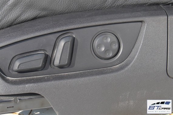 AUDI Q7 FOTELE KOMPLET FOTELI siedzeń siedzenia fotel tapicerka 4L skóra kolor szary beż wersja 6 osobowa