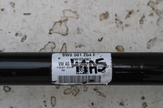 AUDI S4 S5 PÓŁOŚ TYLNA TYŁ 8W0501203F 8W0501204F A4 8W B9 A5 F5 8W0501203F 8W0501204F 8W0501203F 8W0501204F 8W0501203F 8W0501204