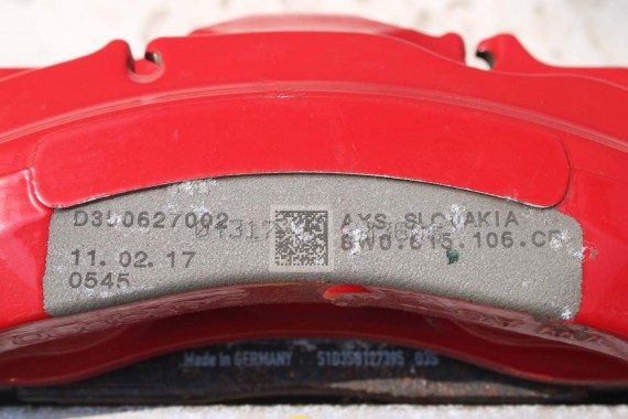 AUDI S4 S5 TARCZA HAMULCOWA 8W0615105CR 8W0615106CR 4M0615301AN zacisk tarcze hamulcowe zaciski 8W0615601K 8W0615403A 8W0615404A