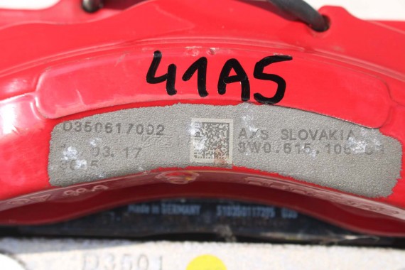 AUDI S4 S5 TARCZA HAMULCOWA 8W0615105CR 8W0615106CR 4M0615301AN zacisk tarcze hamulcowe zaciski 8W0615601K 8W0615403A 8W0615404A