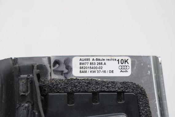 AUDI A5 CABRIO 8W F5 LISTWY PRZEDNIEJ SZYBY 8W7853265A 8W7853266A 8W7853829 8W7 853 265 A 8W7 853 266 A 8W7 853 829 przód listwa
