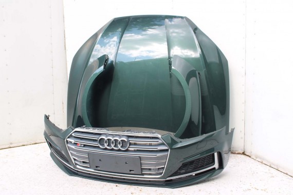 AUDI A5 S5 F5 PRZÓD LX6W maska błotnik pas przedni zderzak lampy 8W Q6Q6 ZIELONY wzmocnienie błotniki 8W6 3.0 TFSi 8W6941035E