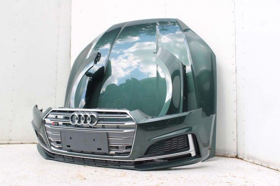 AUDI A5 S5 F5 PRZÓD LX6W maska błotnik pas przedni zderzak lampy 8W Q6Q6 ZIELONY wzmocnienie błotniki 8W6 3.0 TFSi 8W6941035E