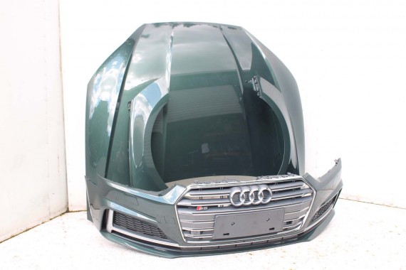 AUDI A5 S5 F5 PRZÓD LX6W maska błotnik pas przedni zderzak lampy 8W Q6Q6 ZIELONY wzmocnienie błotniki 8W6 3.0 TFSi 8W6941035E