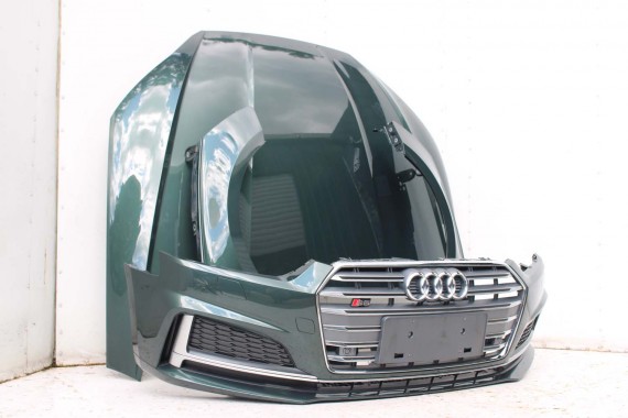 AUDI A5 S5 F5 PRZÓD LX6W maska błotnik pas przedni zderzak lampy 8W Q6Q6 ZIELONY wzmocnienie błotniki 8W6 3.0 TFSi 8W6941035E