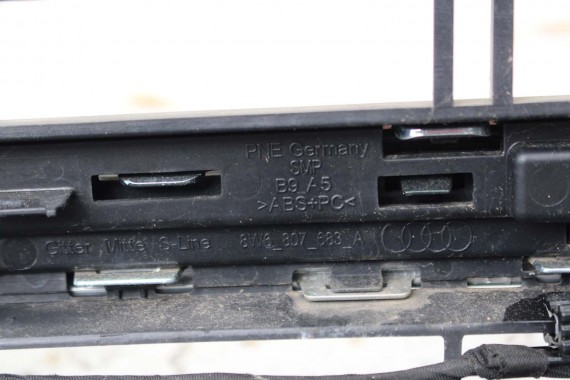 AUDI A5 S5 F5 PRZÓD LX6W maska błotnik pas przedni zderzak lampy 8W Q6Q6 ZIELONY wzmocnienie błotniki 8W6 3.0 TFSi 8W6941035E