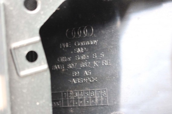 AUDI A5 S5 F5 PRZÓD LX6W maska błotnik pas przedni zderzak lampy 8W Q6Q6 ZIELONY wzmocnienie błotniki 8W6 3.0 TFSi 8W6941035E