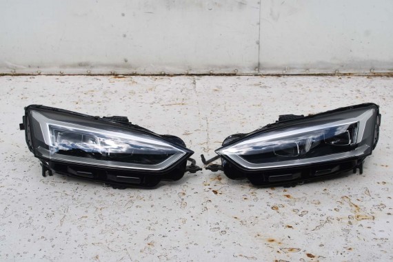AUDI A5 S5 F5 PRZÓD LX6W maska błotnik pas przedni zderzak lampy 8W Q6Q6 ZIELONY wzmocnienie błotniki 8W6 3.0 TFSi 8W6941035E