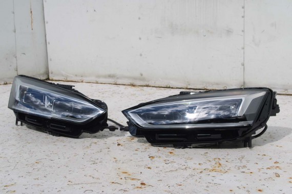 AUDI A5 S5 F5 PRZÓD LX6W maska błotnik pas przedni zderzak lampy 8W Q6Q6 ZIELONY wzmocnienie błotniki 8W6 3.0 TFSi 8W6941035E