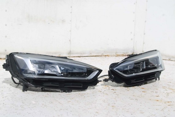 AUDI A5 S5 F5 PRZÓD LX6W maska błotnik pas przedni zderzak lampy 8W Q6Q6 ZIELONY wzmocnienie błotniki 8W6 3.0 TFSi 8W6941035E