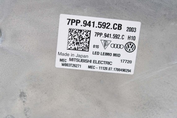 AUDI A5 S5 F5 PRZÓD LX6W maska błotnik pas przedni zderzak lampy 8W Q6Q6 ZIELONY wzmocnienie błotniki 8W6 3.0 TFSi 8W6941035E