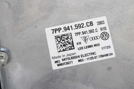 AUDI A5 S5 F5 PRZÓD LX6W maska błotnik pas przedni zderzak lampy 8W Q6Q6 ZIELONY wzmocnienie błotniki 8W6 3.0 TFSi 8W6941035E