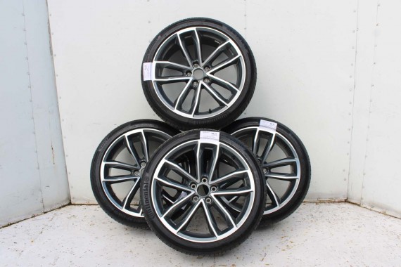 AUDI A4 A5 8W FELGI 19 cali 8W0601025DF KOŁA OPONY LATO felga 8.5J*19H2 ET32 opona Continental ContiSport 255/35/19 8W0601025DG