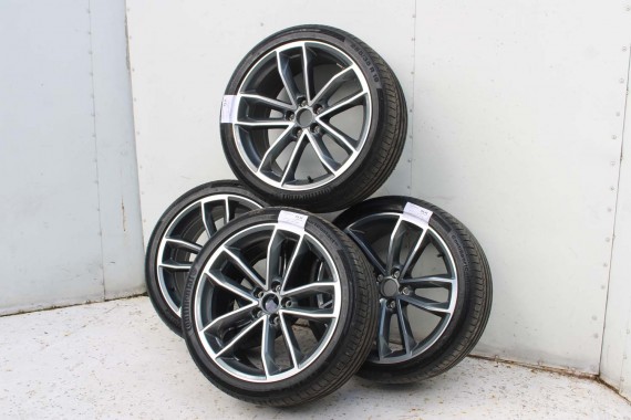 AUDI A4 A5 8W FELGI 19 cali 8W0601025DF KOŁA OPONY LATO felga 8.5J*19H2 ET32 opona Continental ContiSport 255/35/19 8W0601025DG