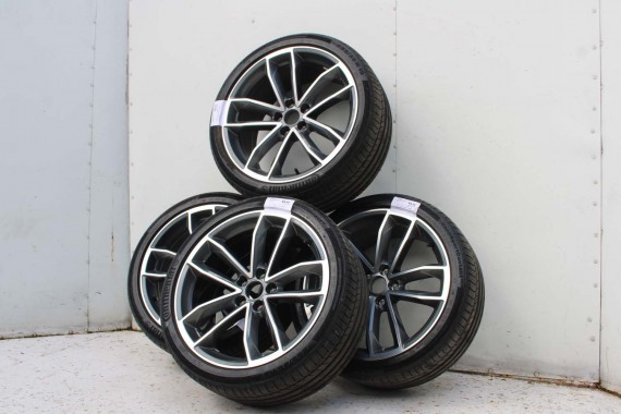 AUDI A4 A5 8W FELGI 19 cali 8W0601025DF KOŁA OPONY LATO felga 8.5J*19H2 ET32 opona Continental ContiSport 255/35/19 8W0601025DG