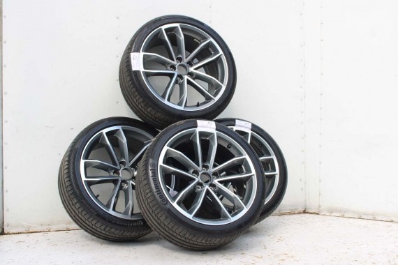 AUDI A4 A5 8W FELGI 19 cali 8W0601025DF KOŁA OPONY LATO felga 8.5J*19H2 ET32 opona Continental ContiSport 255/35/19 8W0601025DG