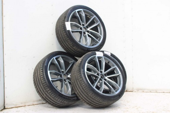 AUDI A4 A5 8W FELGI 19 cali 8W0601025DF KOŁA OPONY LATO felga 8.5J*19H2 ET32 opona Continental ContiSport 255/35/19 8W0601025DG