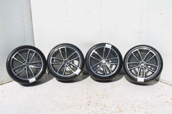 AUDI A4 A5 8W FELGI 19 cali 8W0601025DF KOŁA OPONY LATO felga 8.5J*19H2 ET32 opona Continental ContiSport 255/35/19 8W0601025DG
