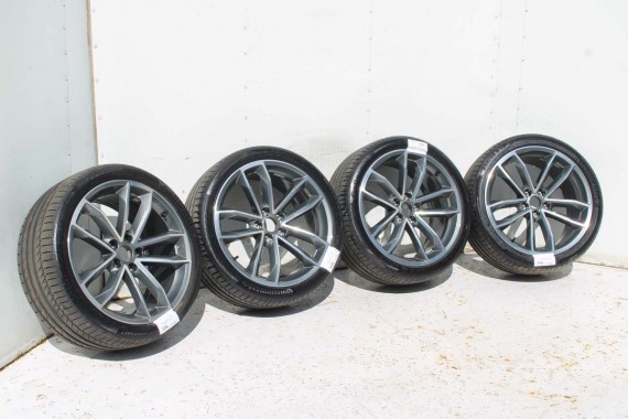 AUDI A4 A5 8W FELGI 19 cali 8W0601025DF KOŁA OPONY LATO felga 8.5J*19H2 ET32 opona Continental ContiSport 255/35/19 8W0601025DG