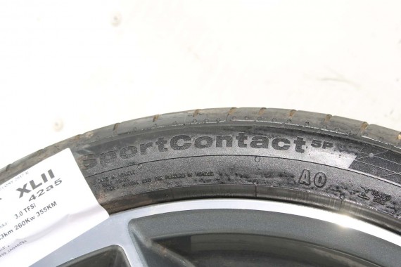 AUDI A4 A5 8W FELGI 19 cali 8W0601025DF KOŁA OPONY LATO felga 8.5J*19H2 ET32 opona Continental ContiSport 255/35/19 8W0601025DG