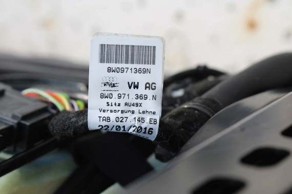 AUDI A5 S5 SPORTBACK FOTELE KOMPLET FOTELI siedzeń siedzenia fotel tapicerka 8W 8W8 F5 skóra +boczki drzwi drzwiowe podłokietnik