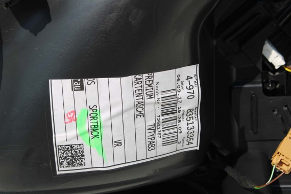 AUDI A5 S5 SPORTBACK FOTELE KOMPLET FOTELI siedzeń siedzenia fotel tapicerka 8W 8W8 F5 skóra +boczki drzwi drzwiowe podłokietnik