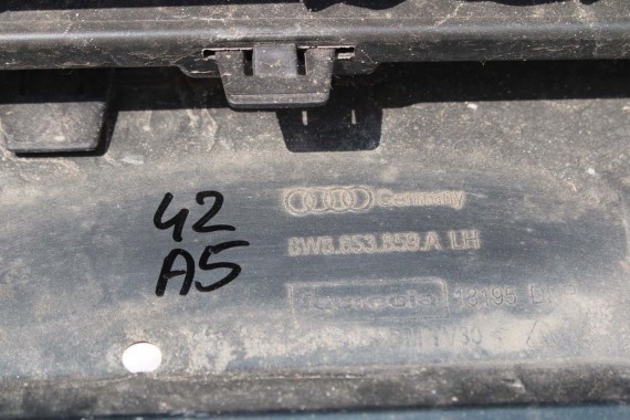 AUDI A5 S5 SPORTBACK F5 LISTWA PROGOWA 8W8853859A 8W8853860A 8W zewnętrzna 8W8853859A 8W8853860A 8W8853855A 8W8853856A 8W8853859