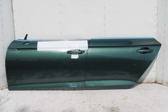 AUDI A5 SPORTBACK DRZWI LEWE PRZÓD + TYŁ LX6W 8W F5 STRONA LEWA przednie tylne 2 sztuki Kolor Q6Q6 Zielony 8W8831051 8W8833051