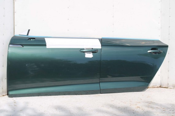 AUDI A5 SPORTBACK DRZWI LEWE PRZÓD + TYŁ LX6W 8W F5 STRONA LEWA przednie tylne 2 sztuki Kolor Q6Q6 Zielony 8W8831051 8W8833051