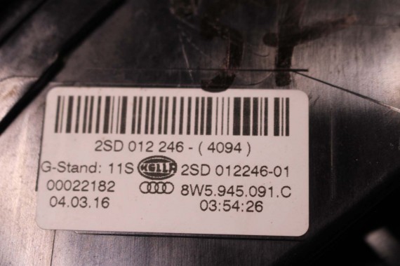AUDI A4 8W SEDAN LAMPY LED TYLNE TYŁ 8W5945091C 8W5945092C 8W5945093C 8W5945094C 8W5 945 091 C lampa 8W B9 8W5945091B 8W5945092B