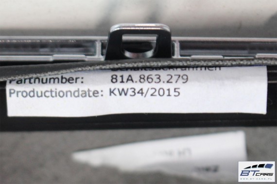 AUDI Q2 GAŁKA ZMIANY BIEGÓW + MIESZEK 81A863279 81A 863 279 81A 2016-
