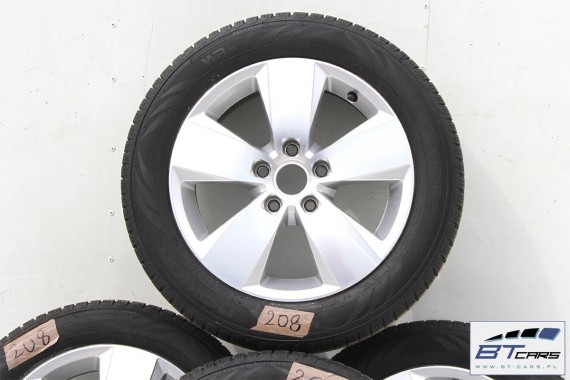 VW GOLF 7 VII SPORTSVAN FELGI 16 OPONY ZIMA KOŁA felga 5G0601025AC 6,5J*16H2 ET46 opona Nokian WRA3 205/55/16 94H zimowe